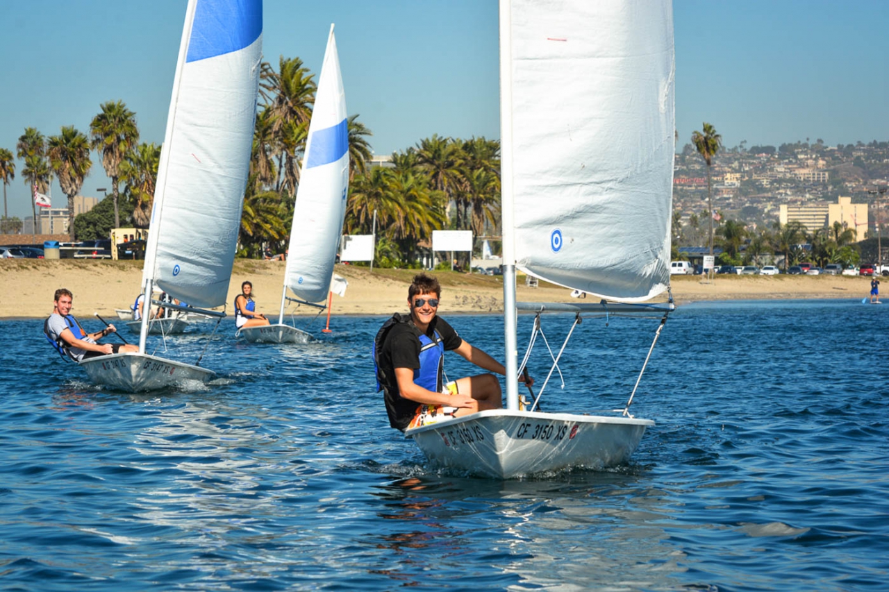 laser sailboat rigging