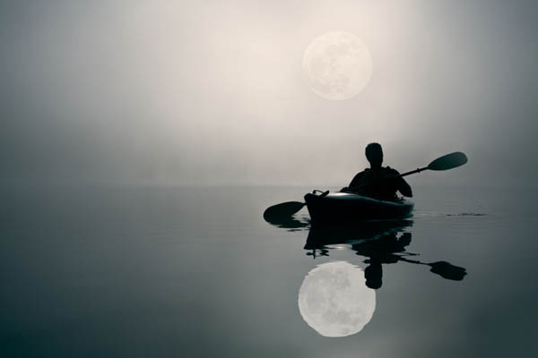 Moonlight Paddling