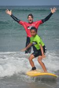 Catching a wave at The Watersports Camp