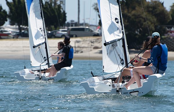 Sailing the RS Quest on Mission Bay