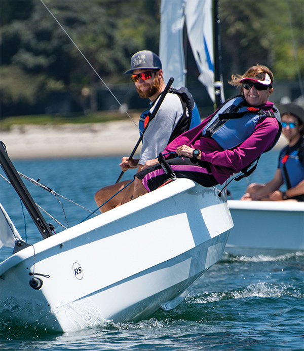 Sailing the RS Quest on Mission Bay