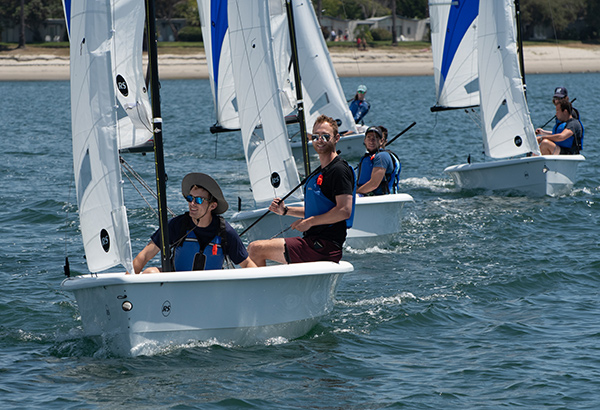 Sailing the RS Quest on Mission Bay