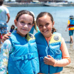 two girls in lifejackets